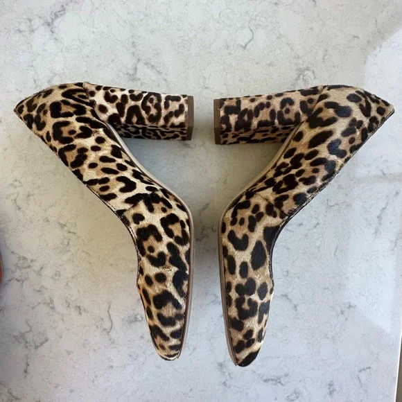 Sam Edelman Block Heel, Round Toe Pumps, 6M - Picture 5 of 5